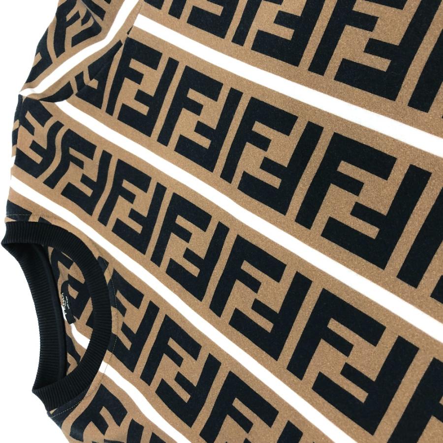 FENDI フェンディ FY0944 ズッカ柄 スウェット トレーナー ブラウン メンズ【中古】 | FENDI | 05