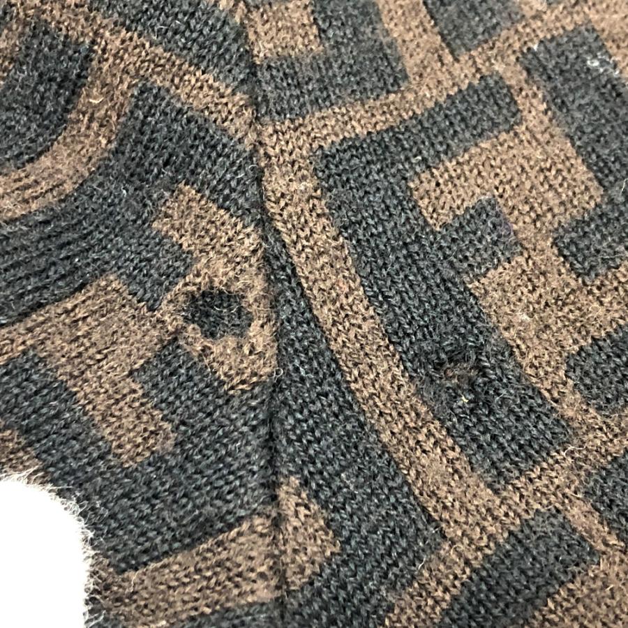 FENDI フェンディ ズッカ アパレル ハイネック タートルネック ニット トップス セーター ブラウン レディース【中古】 | FENDI | 07