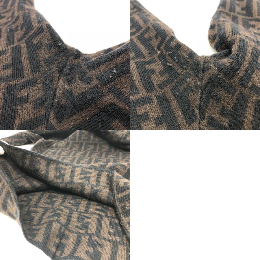 FENDI フェンディ ズッカ アパレル ハイネック タートルネック ニット トップス セーター ブラウン レディース【中古】 | FENDI | 09