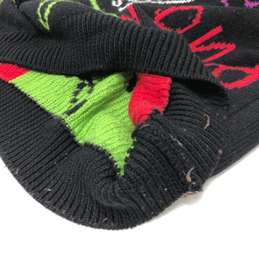 FENDI フェンディ FZY463 AH3E ロゴマルチカラー アパレル ARTIST ALLOVER ニット クルーネック 21AW セーター ブラック メンズ【中古】 | FENDI | 04