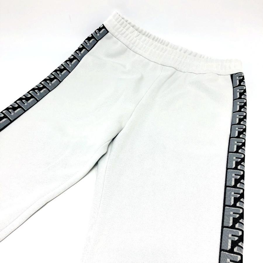新品同様 FENDI フェンディ FAB645 ズッカ柄 アパレル トラックパンツ ジャージ ジョガーパンツ ボトムス パンツ グレー メンズ【中古】 | FENDI | 02