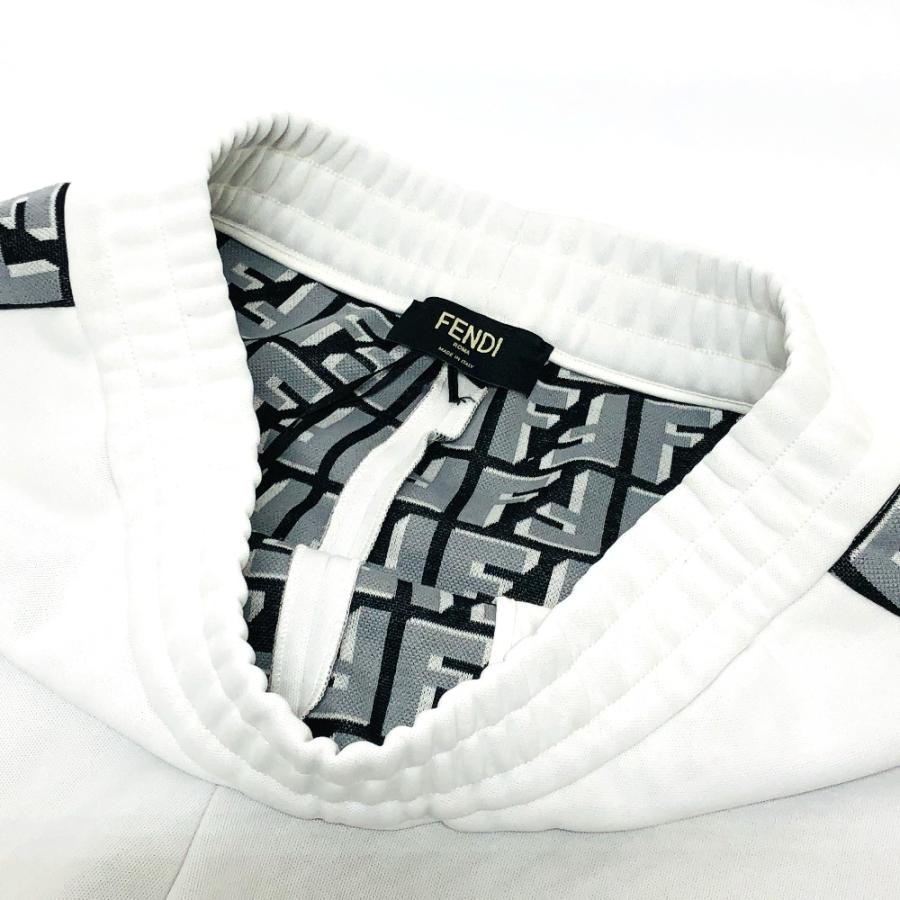 新品同様 FENDI フェンディ FAB645 ズッカ柄 アパレル トラックパンツ ジャージ ジョガーパンツ ボトムス パンツ グレー メンズ【中古】 | FENDI | 04