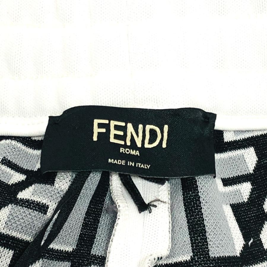 新品同様 FENDI フェンディ FAB645 ズッカ柄 アパレル トラックパンツ ジャージ ジョガーパンツ ボトムス パンツ グレー メンズ【中古】 | FENDI | 05