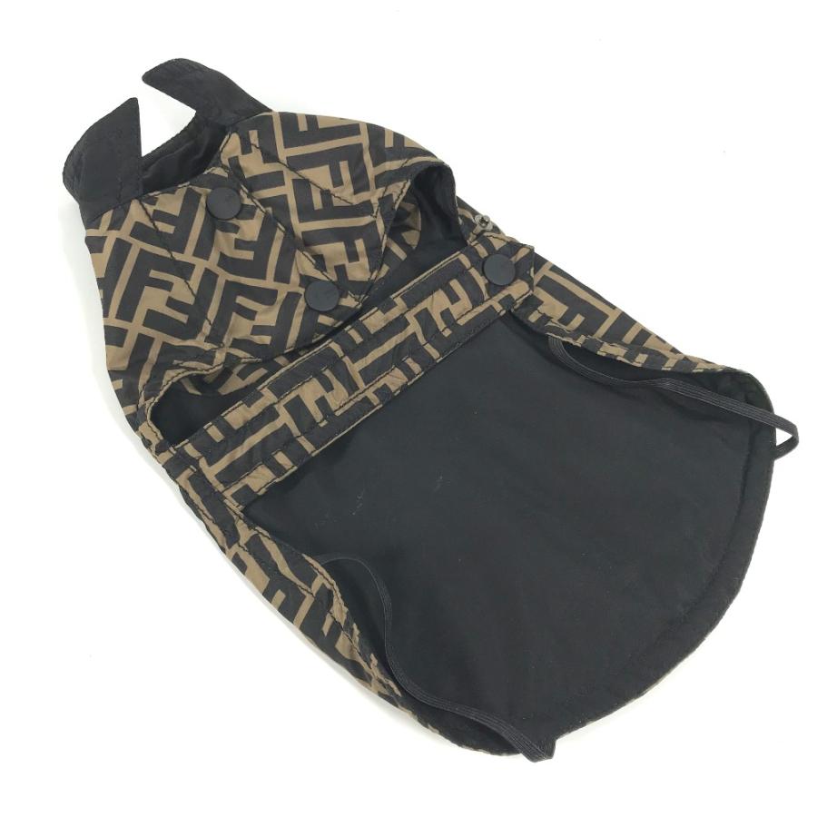 美品 FENDI フェンディ ズッカ 犬 服 犬用 ドッグウェア 犬 ワンちゃん わんちゃん 雑貨 ブラウン ユニセックス【中古】 | FENDI | 03