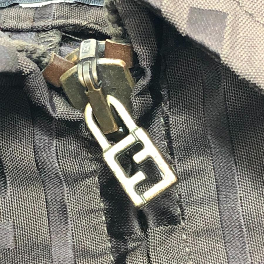 FENDI フェンディ ズッカ柄 アパレル ジップアップ アウター ジャケット ナイロンジャケット ブラウン レディース【中古】 | FENDI | 06