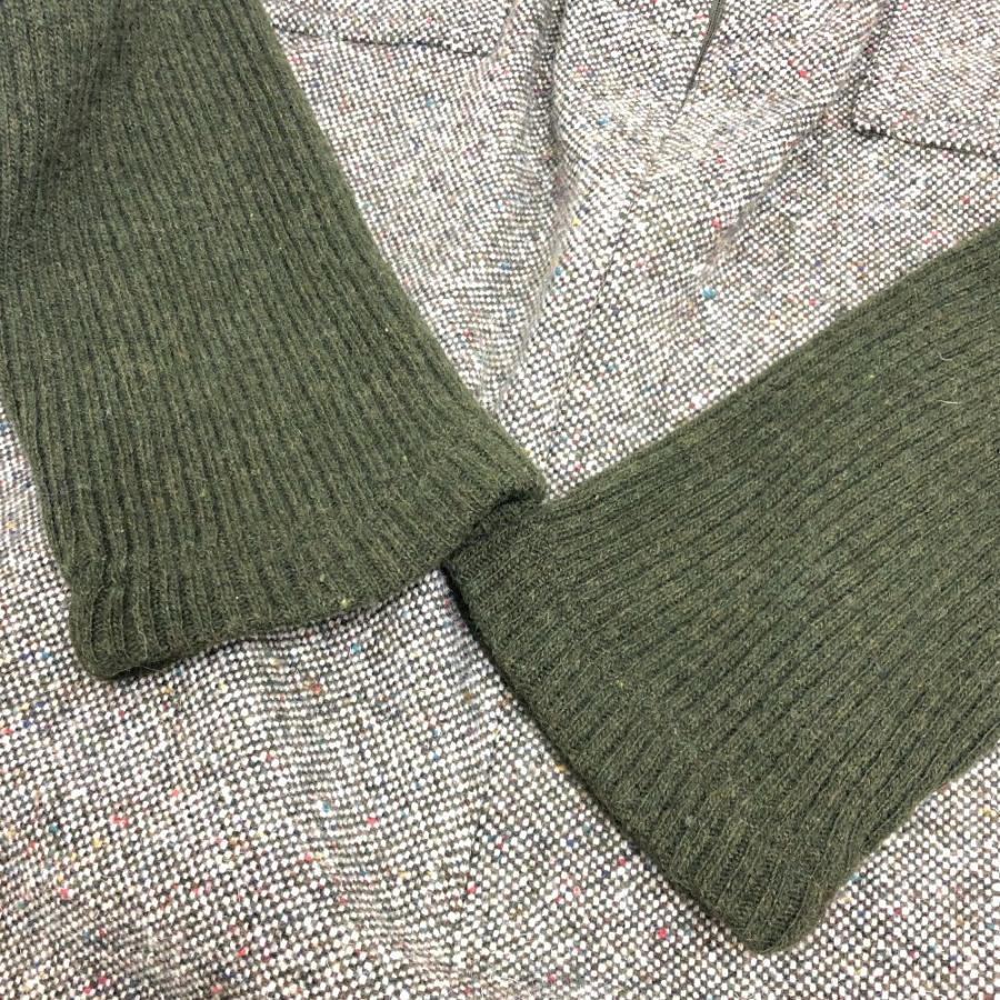 FENDI フェンディ Wポケット ジップアップ アパレル リブニット切り替え 長袖 ツイード ミニ ワンピース グレー レディース【中古】 | FENDI | 06