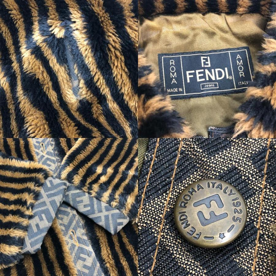 FENDI（フェンディ） ズッカ ペカン アパレル アウター エコファー 