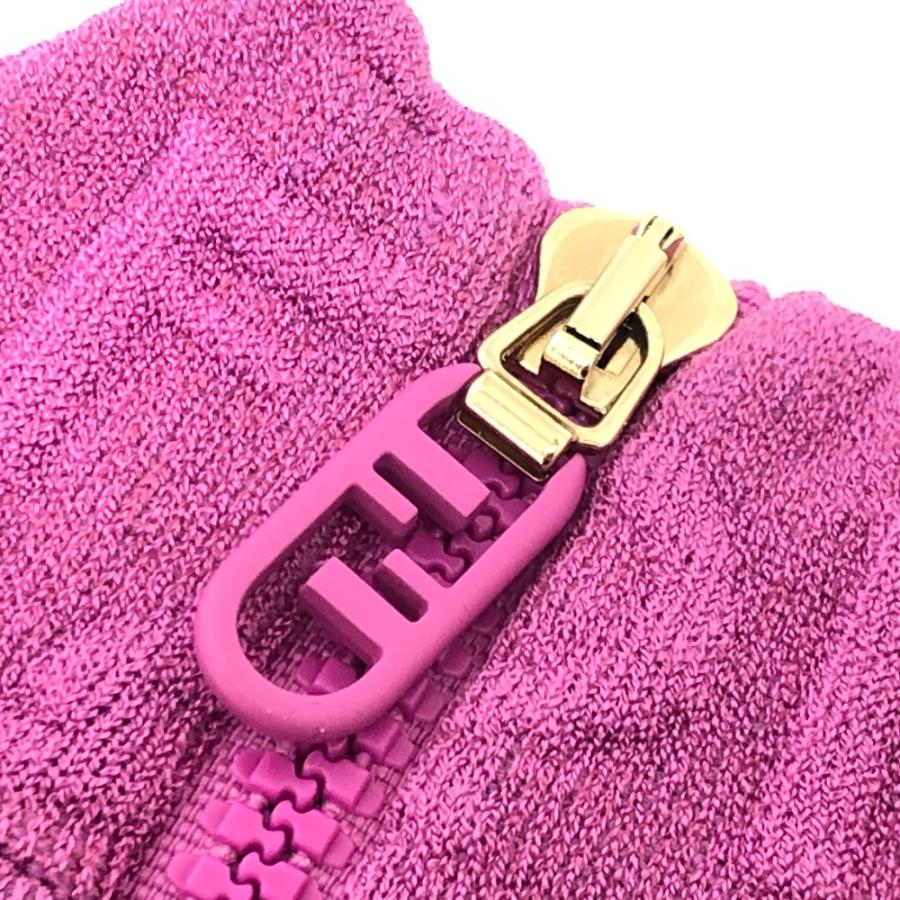 FENDI フェンディ FZD917 ズッカ柄 アパレル バックジップ モックネック 半袖 スキムス コラボ ワンピース ピンク レディース【中古】 | FENDI | 04