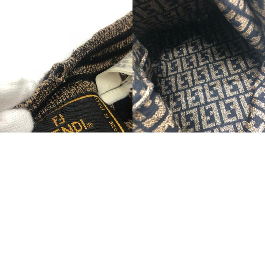 FENDI フェンディ ズッカ柄 アパレル ニット トップス 総柄 セーター ブラウン ユニセックス【中古】 | FENDI | 09
