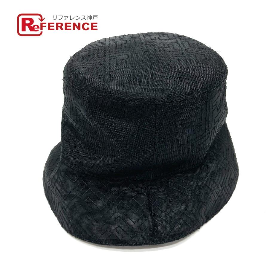 未使用 FENDI フェンディ FXQ801 FF ズッカ柄 メッシュ バケットハット ハット 帽子 ナイロン ユニセックス | FENDI