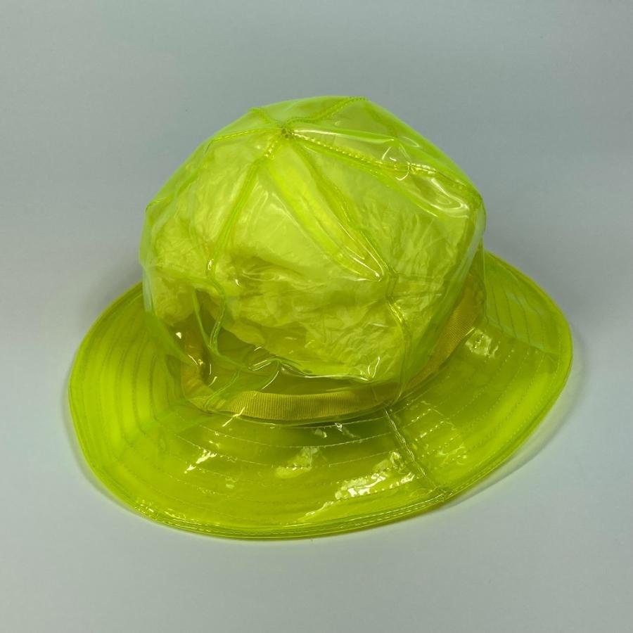 FENDI フェンディ FXQ632 ロゴプレート クリア 帽子 ハット ビニール イエロー ユニセックス【中古】 | FENDI | 02