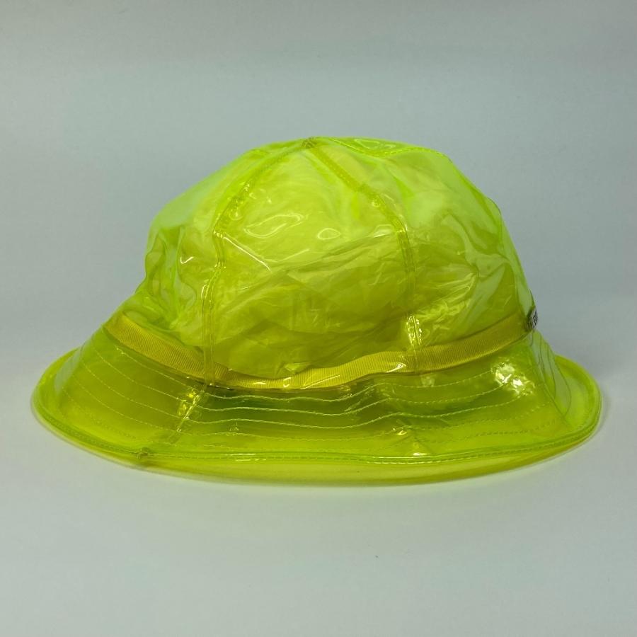 FENDI フェンディ FXQ632 ロゴプレート クリア 帽子 ハット ビニール イエロー ユニセックス【中古】 | FENDI | 03