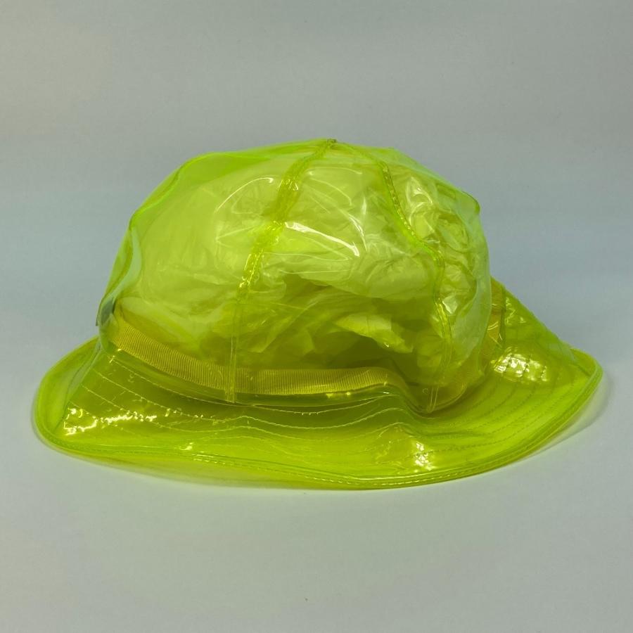 FENDI フェンディ FXQ632 ロゴプレート クリア 帽子 ハット ビニール イエロー ユニセックス【中古】 | FENDI | 04