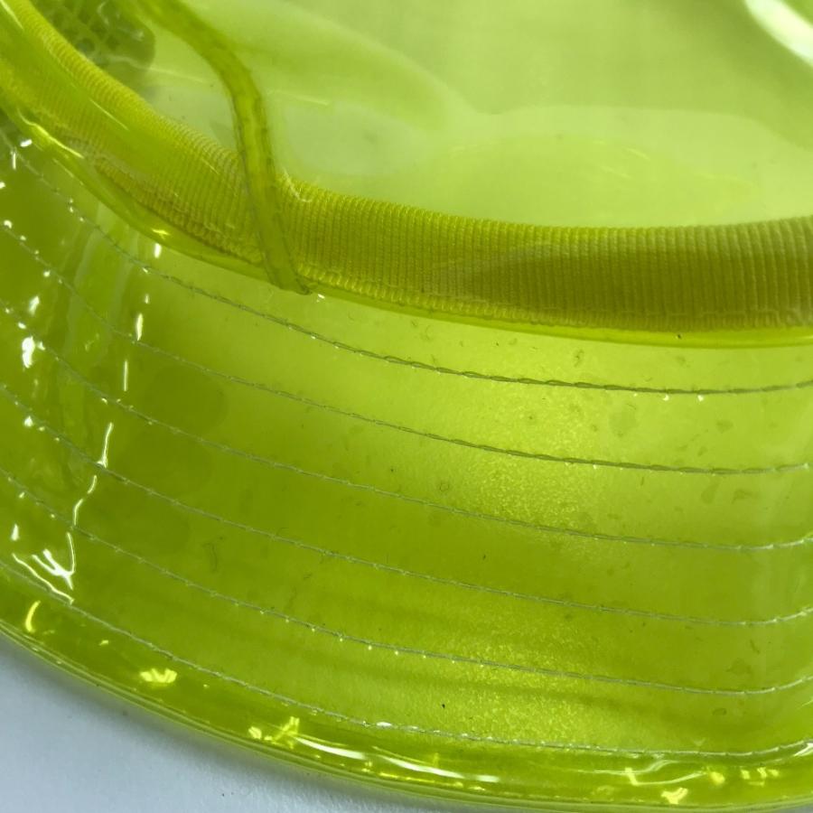 FENDI フェンディ FXQ632 ロゴプレート クリア 帽子 ハット ビニール イエロー ユニセックス【中古】 | FENDI | 06