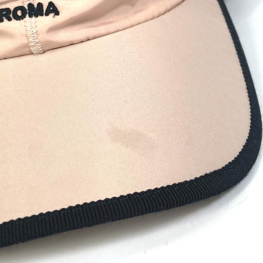 FENDI フェンディ FXQ679 ロゴ フライトキャップ ボア付き 帽子 ポリエステル ピンク レディース【中古】 | FENDI | 05