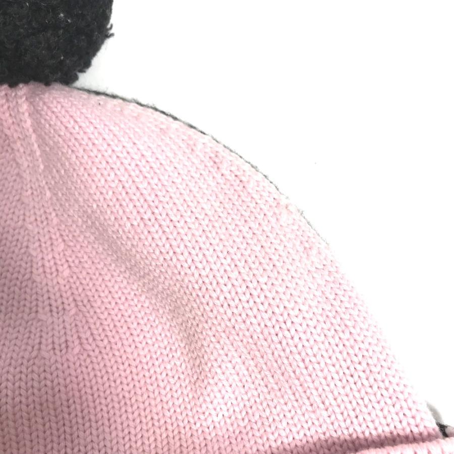 FENDIピンクニットビーニー　ニット帽 FENDI フェンディ ニット帽 FXQ939 ASG2 レディース ニット