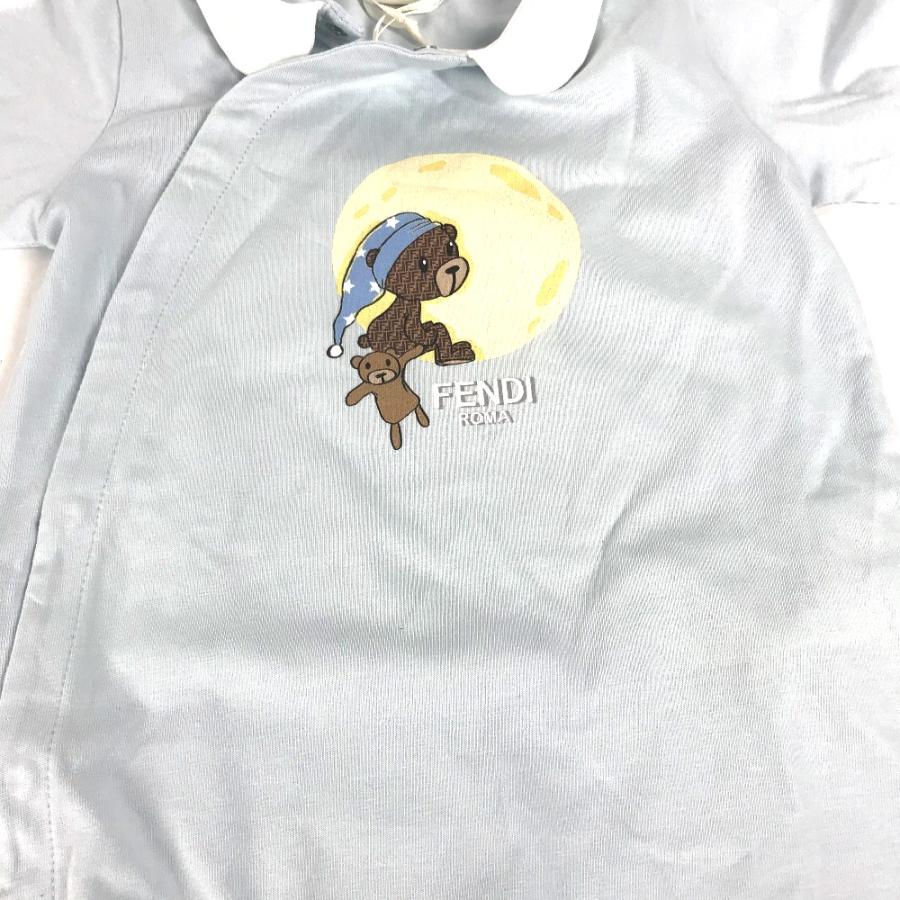 新品同様 FENDI フェンディ ズッカ ベア ロンパース＆ニット帽セット テディベア セット 服 トップス ベビー BABY ニット帽【中古】 | FENDI | 05