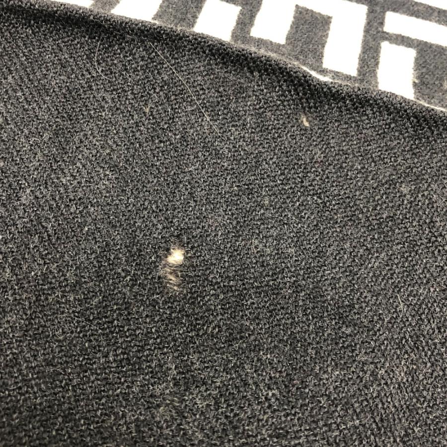 FENDI フェンディ ズッカ柄 ファッション小物 防寒具 ストール リバーシブル マフラー ブラック ユニセックス【中古】 | FENDI | 04