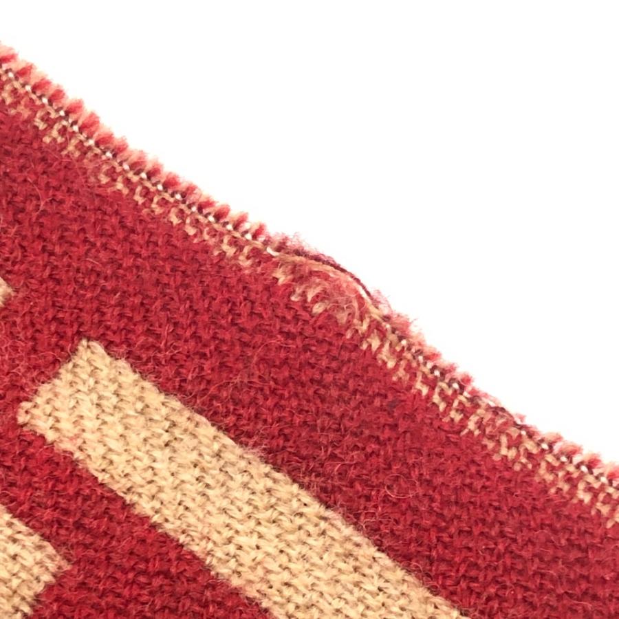 FENDI フェンディ ズッカ柄 ファッション小物 防寒具 ストール リバーシブル マフラー レッド レディース【中古】 | FENDI | 05
