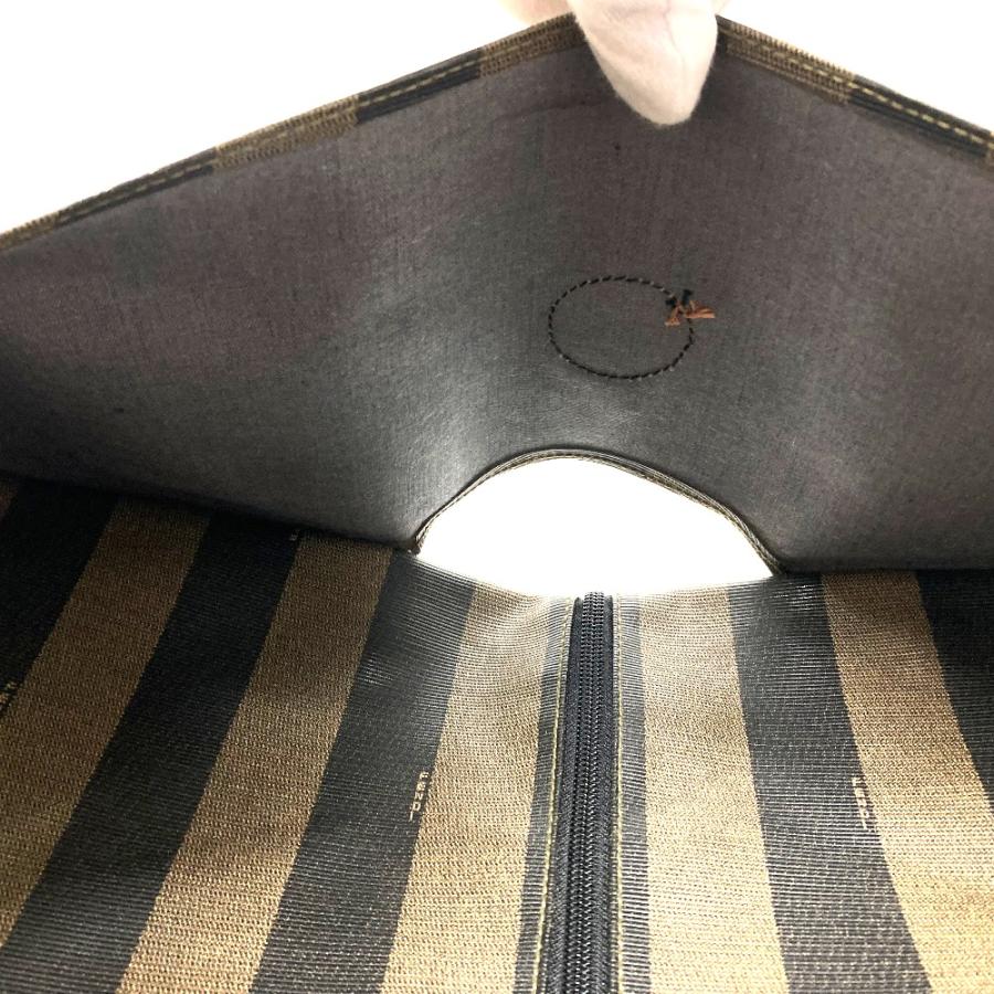 FENDI フェンディ ペカン柄 スーツカバー 衣装カバー ガーメントバッグ レザー/PVC ブラウン ユニセックス【中古】 | FENDI | 08