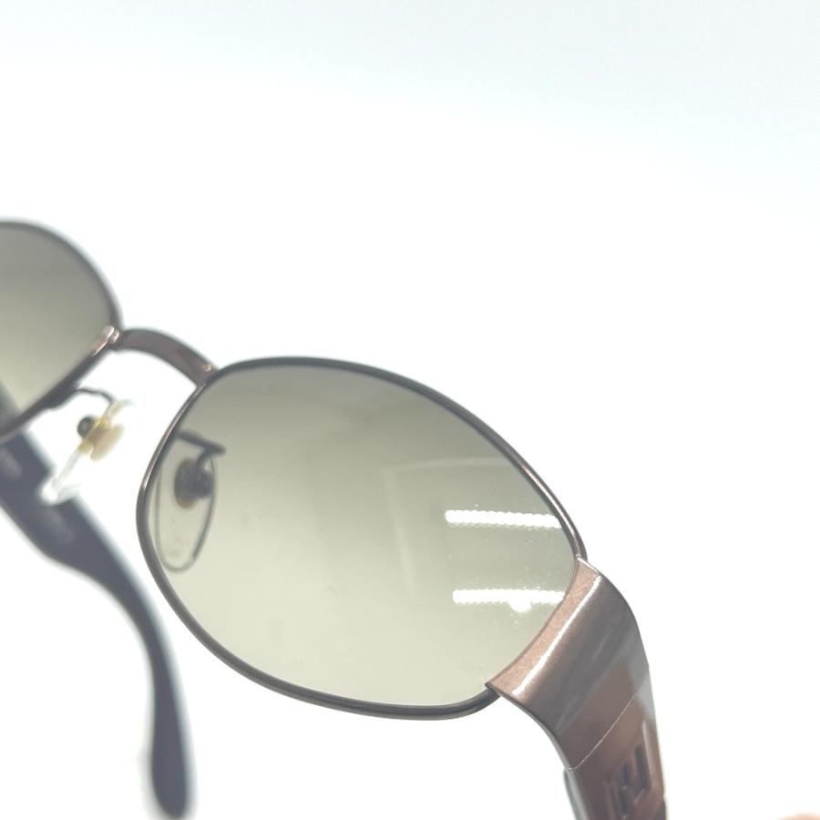 FENDI フェンディ ロゴ アイウェア  サングラス ブラウン ユニセックス【中古】 | FENDI | 09