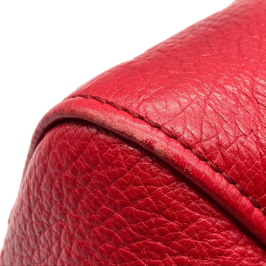 FENDI フェンディ 8BL114 カメレオン カバン 2WAY ショルダーバッグ 斜め掛け ミニボストンバッグ ハンドバッグ レッド レディース【中古】