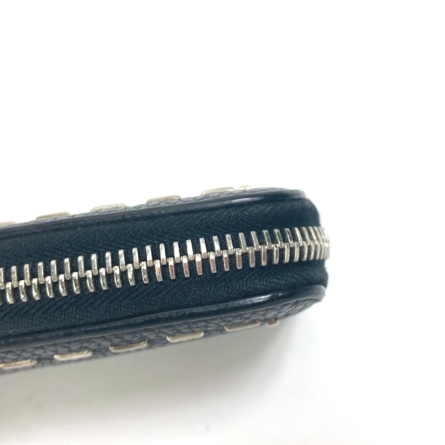 FENDI フェンディ 7M0210 セレリア ラウンドファスナー 長財布 ブラック レディース【中古】 | FENDI | 04