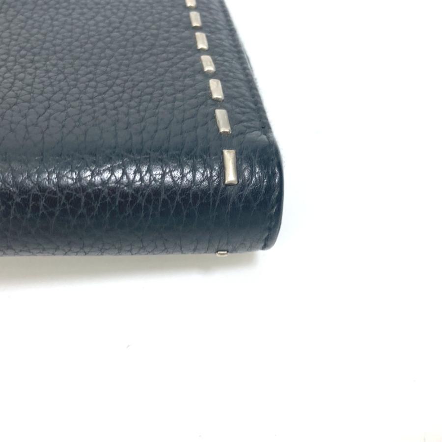 FENDI フェンディ 7M0210 セレリア ラウンドファスナー 長財布 ブラック レディース【中古】 | FENDI | 05