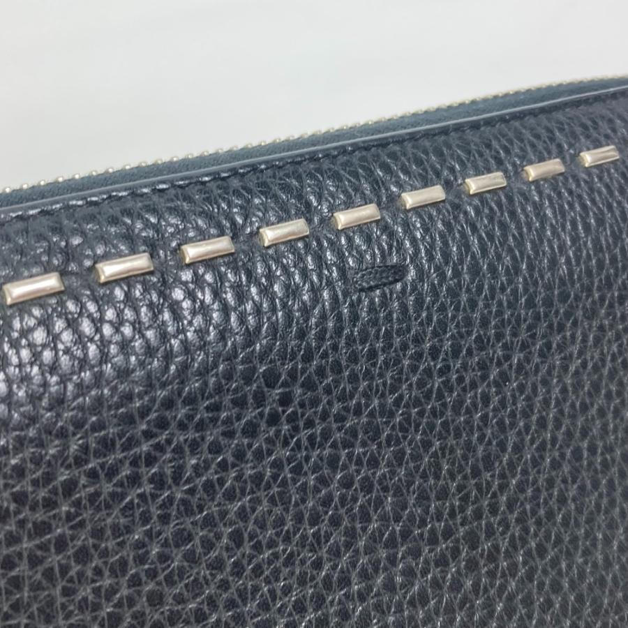 FENDI フェンディ 7M0210 セレリア ラウンドファスナー 長財布 ブラック レディース【中古】 | FENDI | 07
