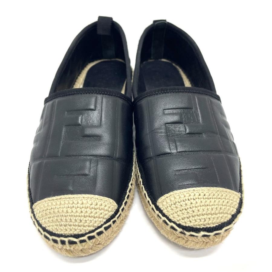 FENDI フェンディ FFズッカ エスパドリーユ フェンディ ローム