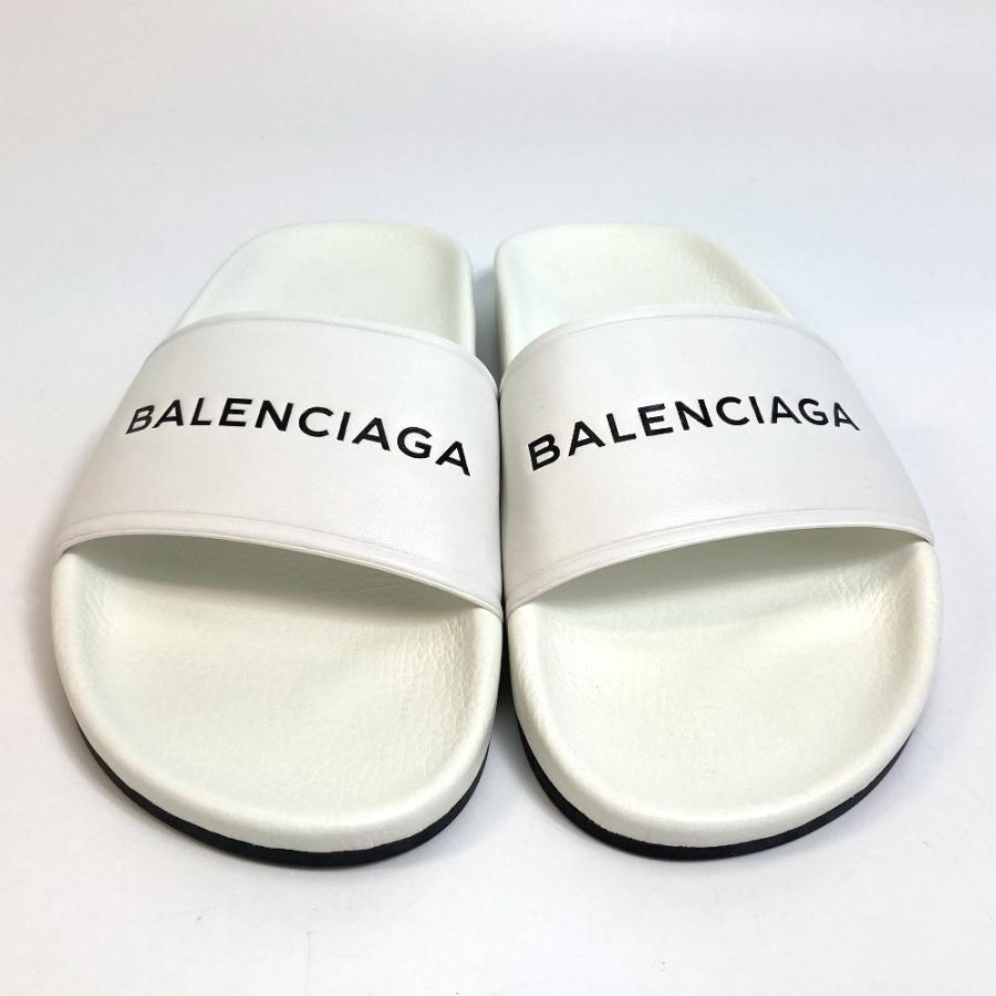 BALENCIAGA バレンシアガ ロゴ シャワー プールスライドサンダル