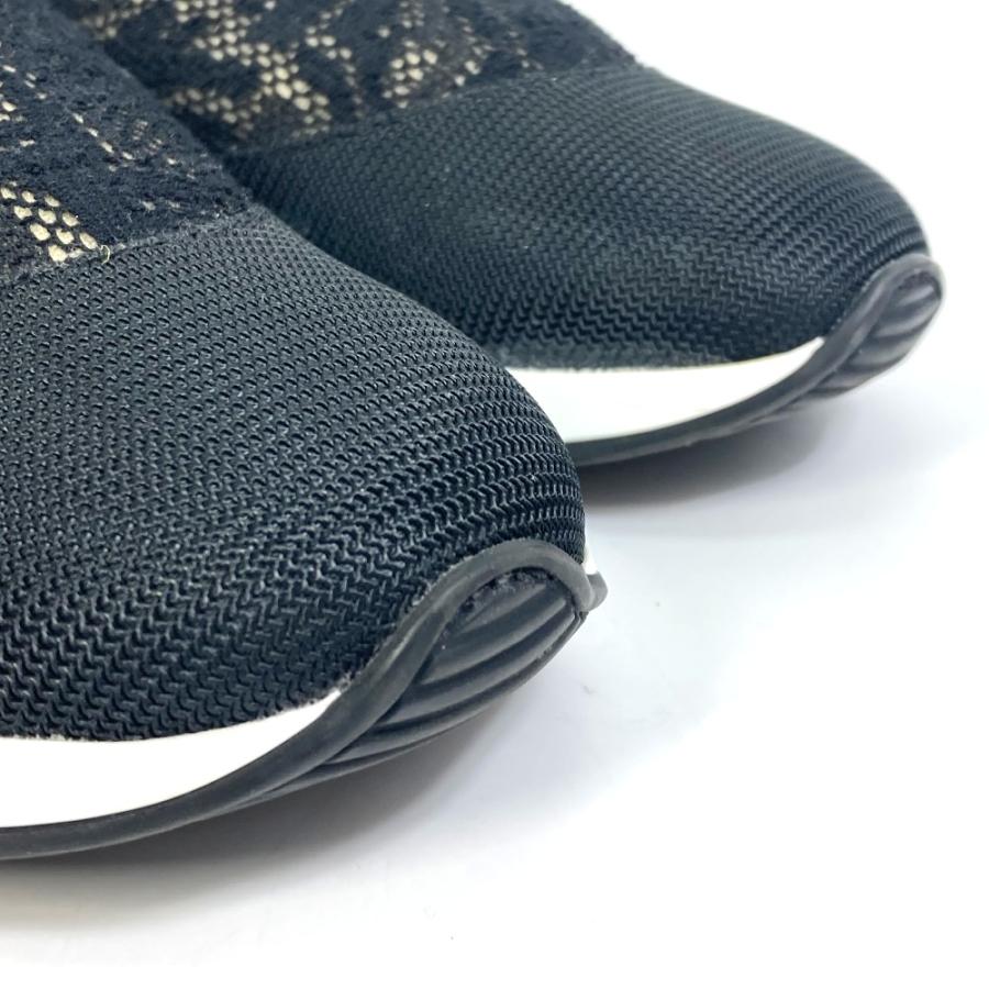 FENDI フェンディ 8E8139 ズッカ スニーカー キャンバス ブラック レディース【中古】 | FENDI | 06