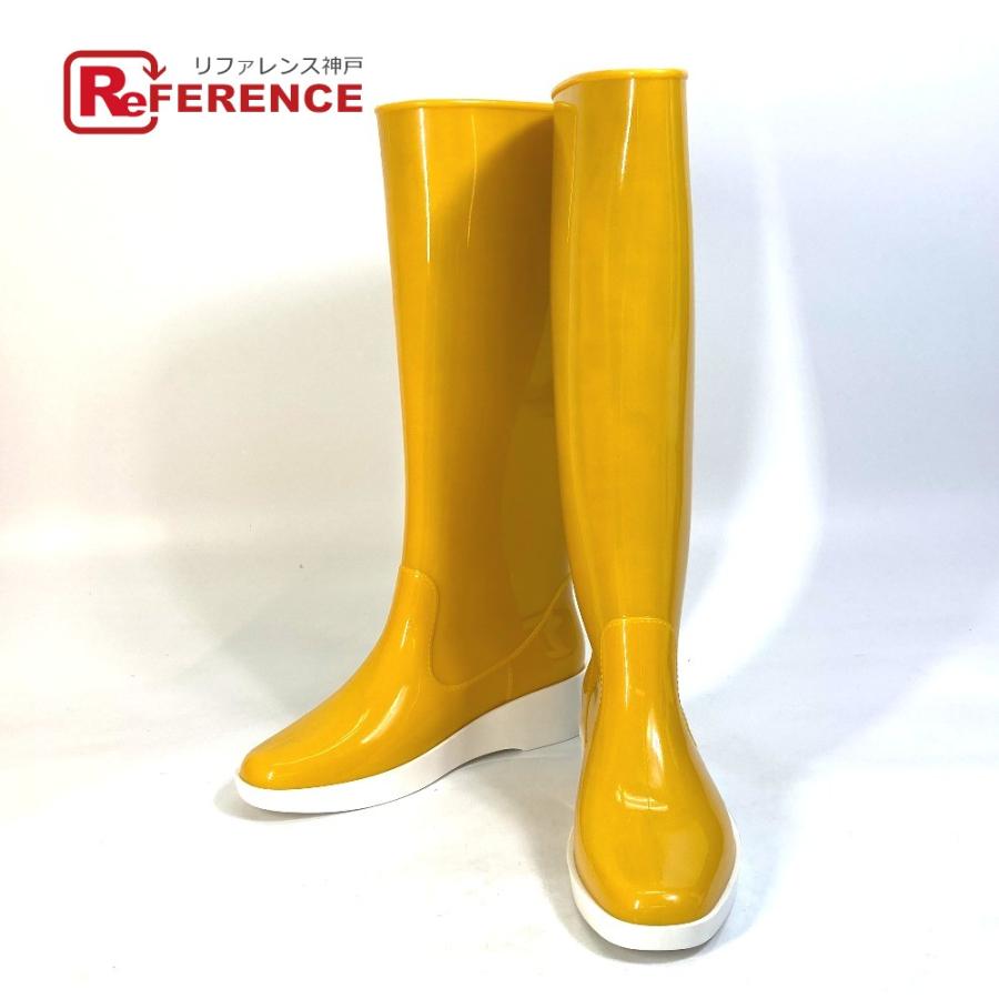 FENDI フェンディ 長靴 内面 ズッカ レインブーツ レインシューズ  