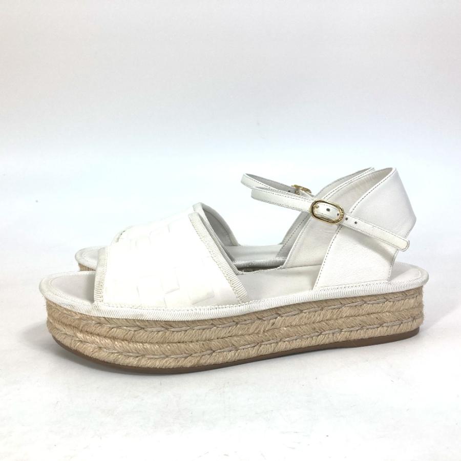 FENDI フェンディ エスパドリーユ プラットフォーム フェンディ ローム 靴 ベルト ズッカ ロゴ サンダル  レディース【中古】 | FENDI | 04