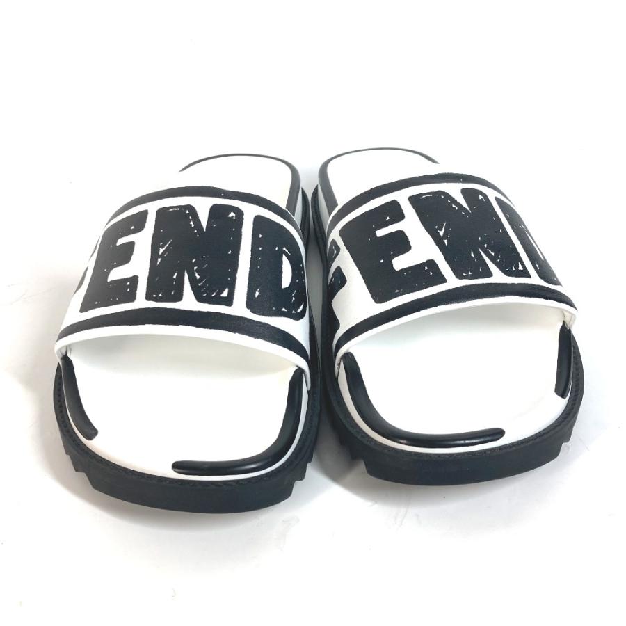 FENDI（フェンディ） 美品 7X1176 ロゴ 靴 シューズ バイカラー 