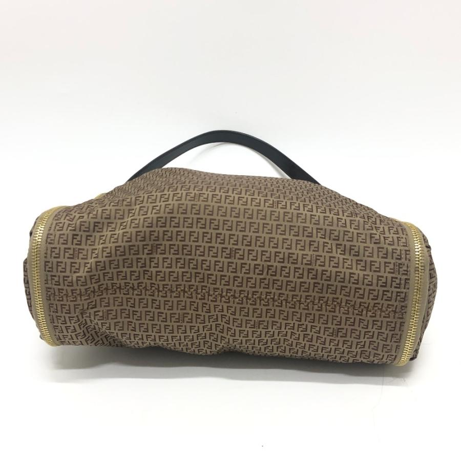 FENDI フェンディ 8BR633 ズッカ柄 サイドジップ 肩掛けバック カバン バック ショルダーバッグ ベージュ レディース【中古】 | FENDI | 02