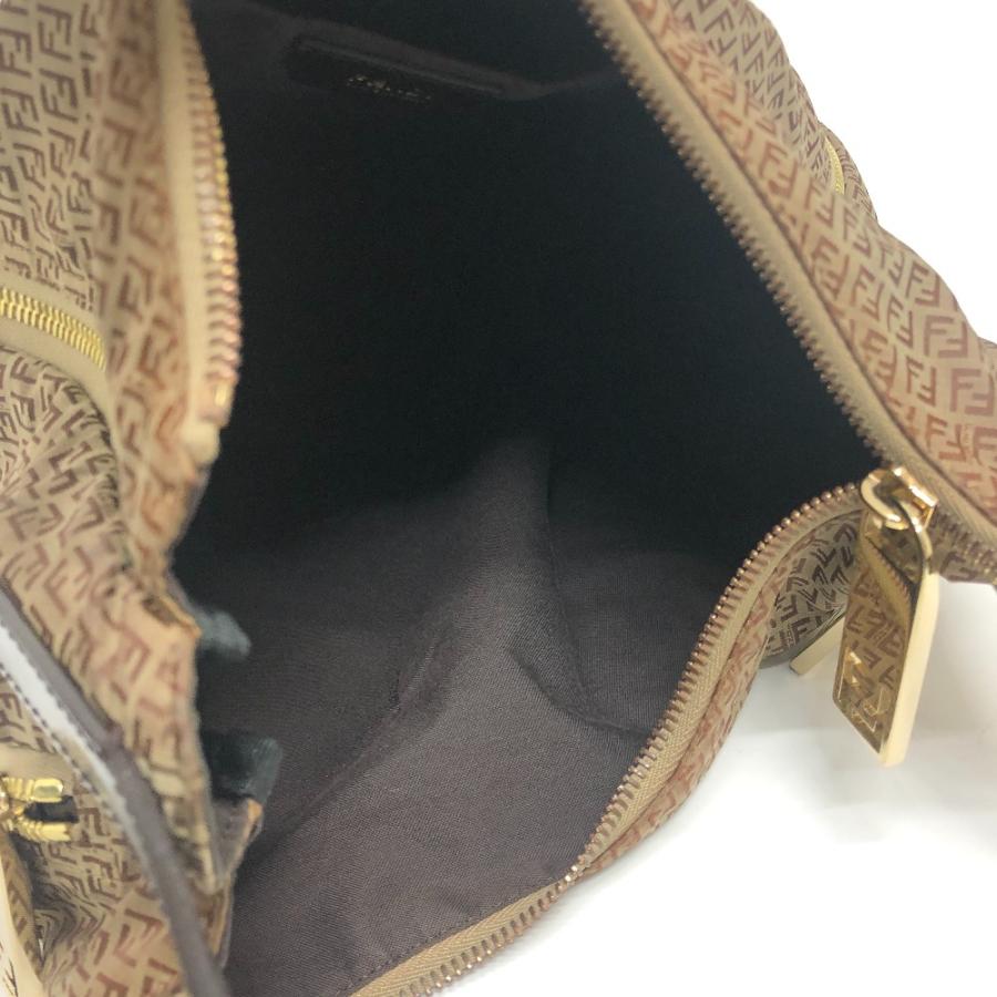 FENDI フェンディ 8BR633 ズッカ柄 サイドジップ 肩掛けバック カバン バック ショルダーバッグ ベージュ レディース【中古】 | FENDI | 07