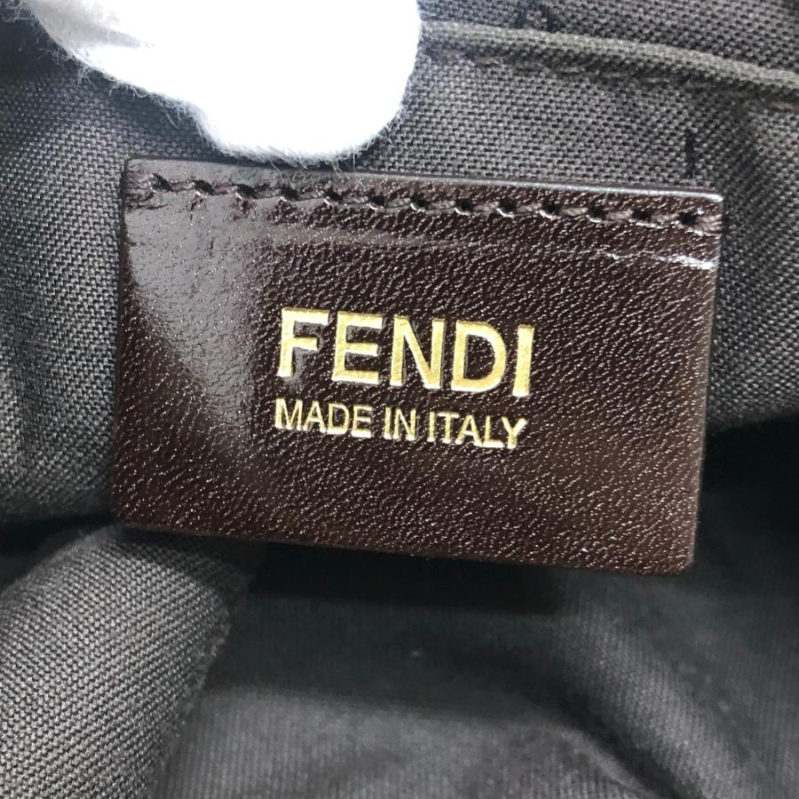 FENDI フェンディ 8BR633 ズッカ柄 サイドジップ 肩掛けバック カバン バック ショルダーバッグ ベージュ レディース【中古】 | FENDI | 08