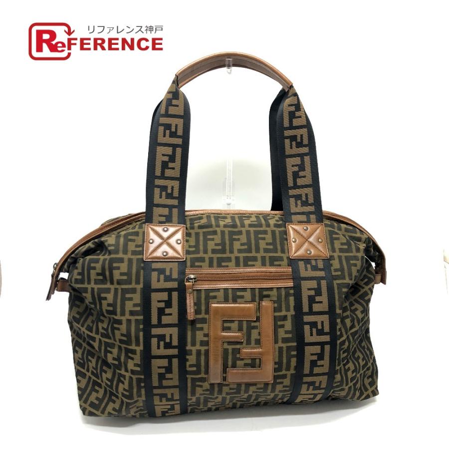 FENDI フェンディ 7VS071 ロゴ ズッカ柄 カバン トートバッグ バッグ  