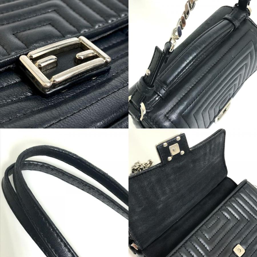 FENDI（フェンディ） 8M0371 2WAY ダブルマイクロバゲット ミニ 