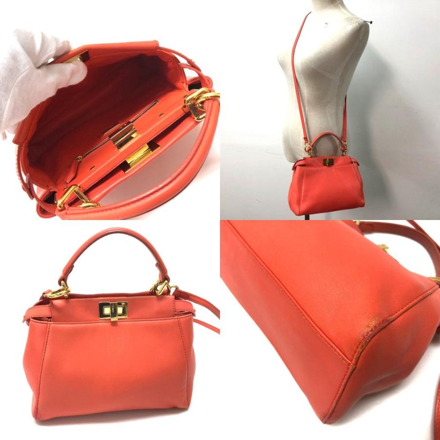 FENDI フェンディ 8BN244 肩掛け 斜め掛け ミニピーカブー 2WAY 