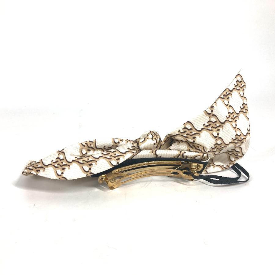 美品 FENDI ヘアクリップ リボン FENDI フェンディ ヘアアクセサリー クリップ リボン 髪飾り