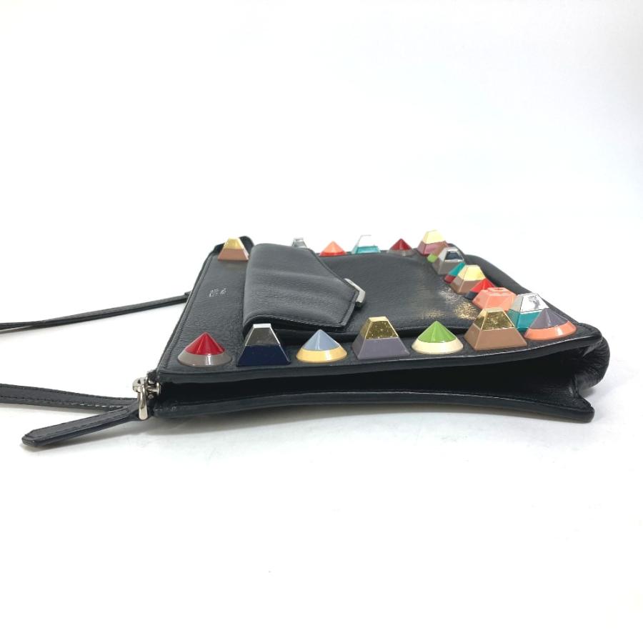 値下げ】FENDI 8M0369トゥージュールレザーマルチスタッズバッグ