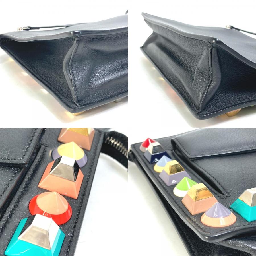 【値下げ】FENDI 8M0369トゥージュールレザーマルチスタッズバッグ Amazon | [フェンディ] 8M0369 トゥージュール マルチスタッズ