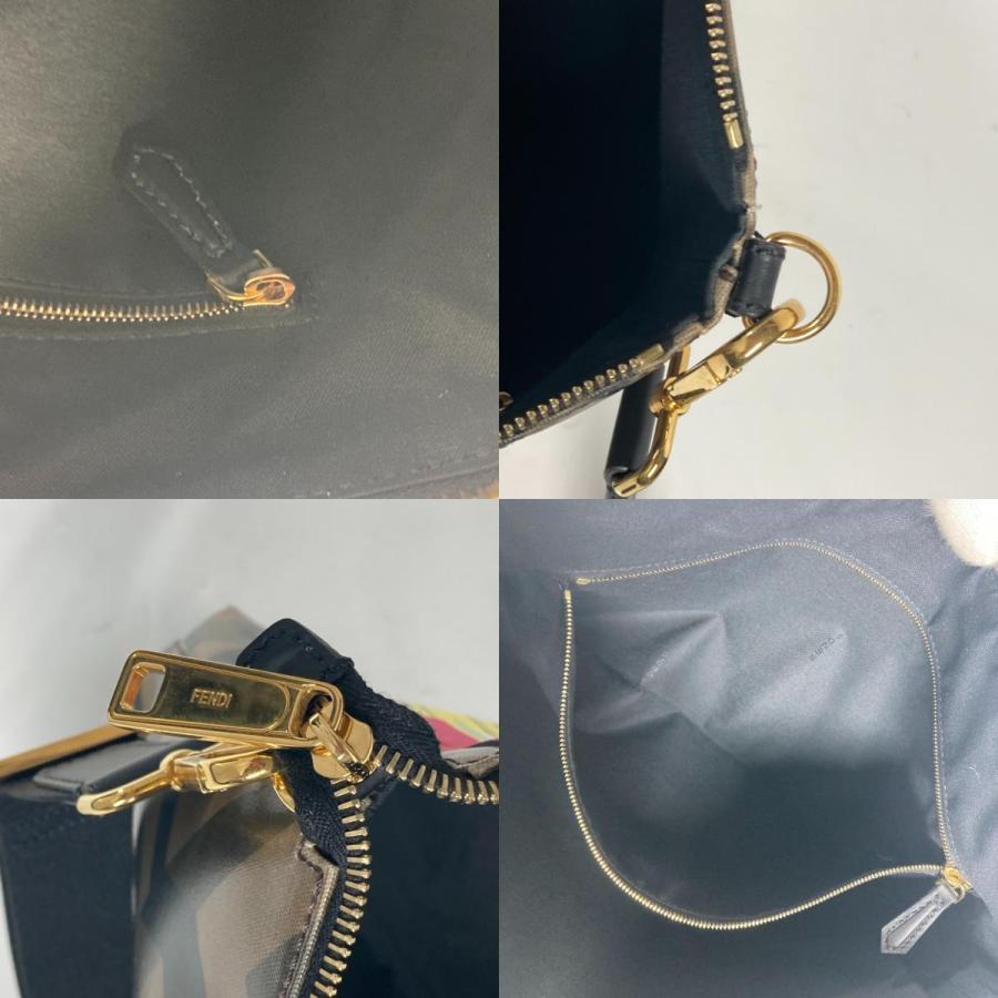 FENDI フェンディ 7VA470 マルチカラーロゴ レインボー 斜め掛け カバン ショルダーバッグ ブラウン レディース【中古】 | FENDI | 09