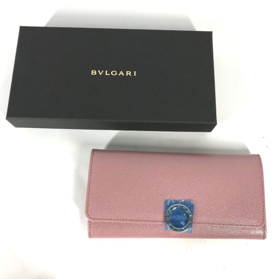 BVLGARI（ブルガリ） 未使用 ロゴクリップ 2つ折り ロングウォレット