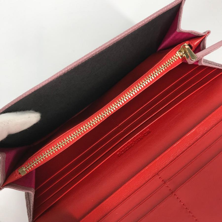 未使用BVLGARI ブルガリ ロゴクリップ　レザー長財布　ライトピンク　箱付き BVLGARI（ブルガリ） 未使用 ロゴクリップ 2つ折り ロングウォレット
