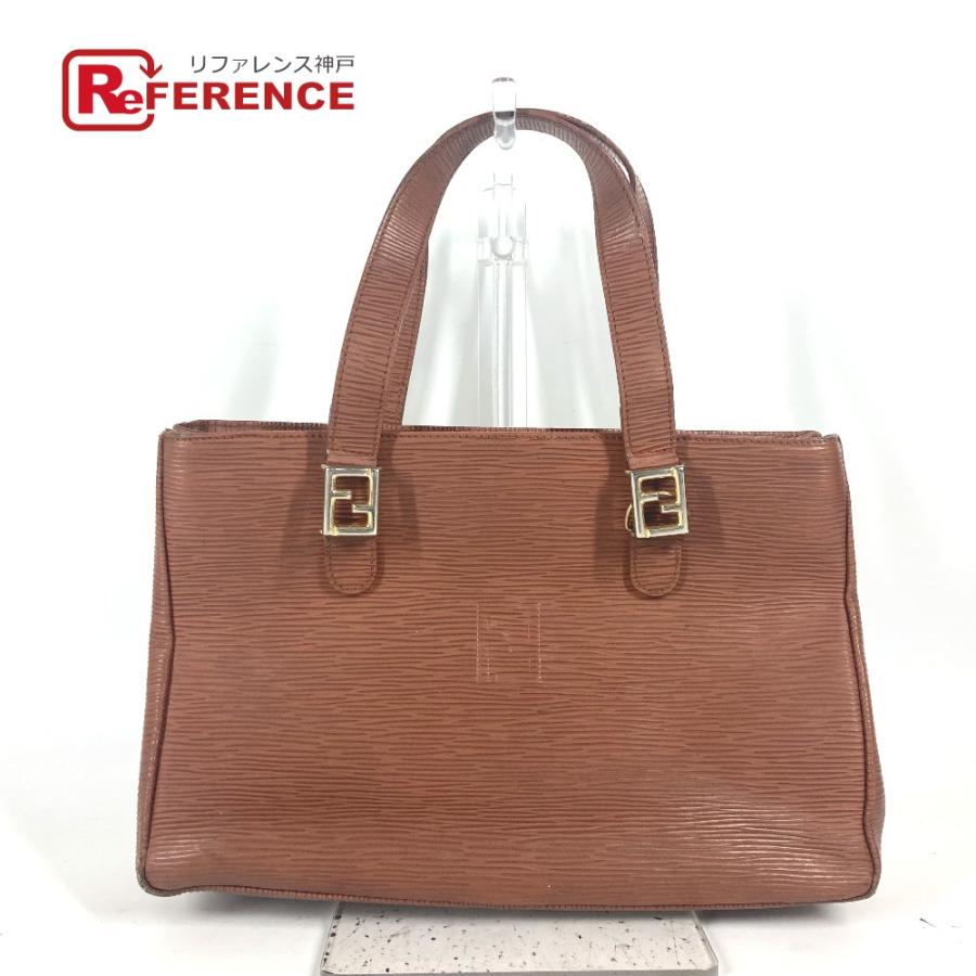 FENDI フェンディ FFロゴ カバン トートバッグ 肩掛け ショルダーバッグ ヴィンテージ ハンドバッグ ブラウン レディース【中古】 | FENDI
