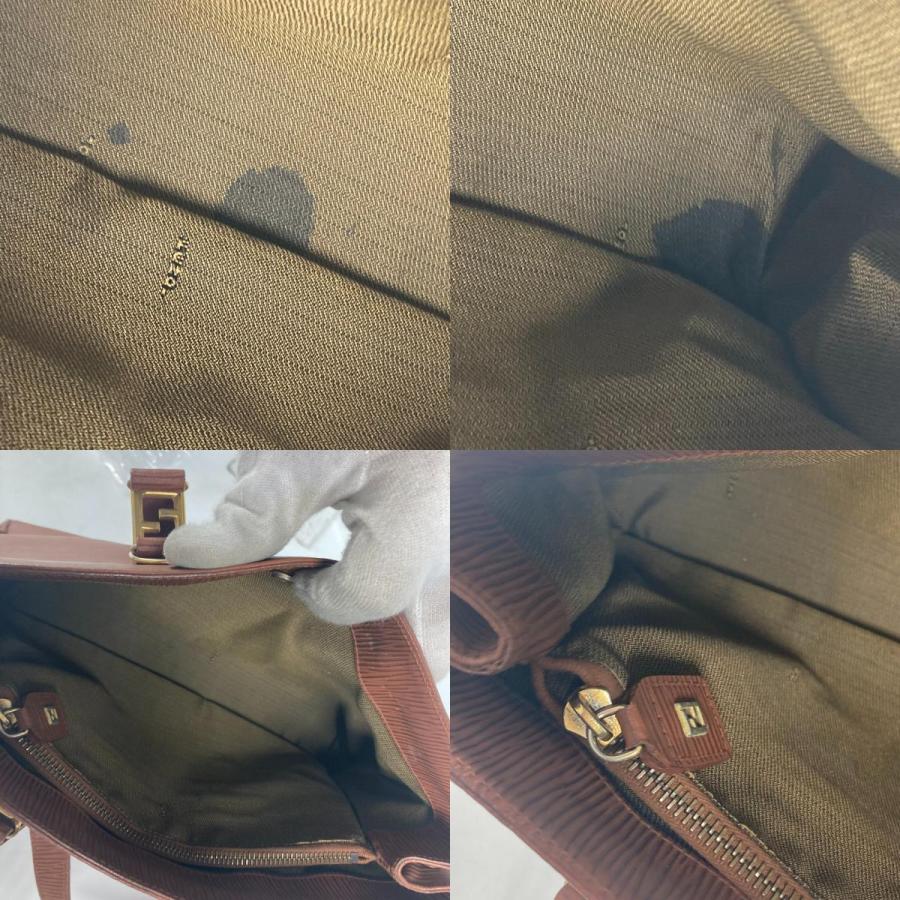 FENDI フェンディ FFロゴ カバン トートバッグ 肩掛け ショルダーバッグ ヴィンテージ ハンドバッグ ブラウン レディース【中古】 | FENDI | 08