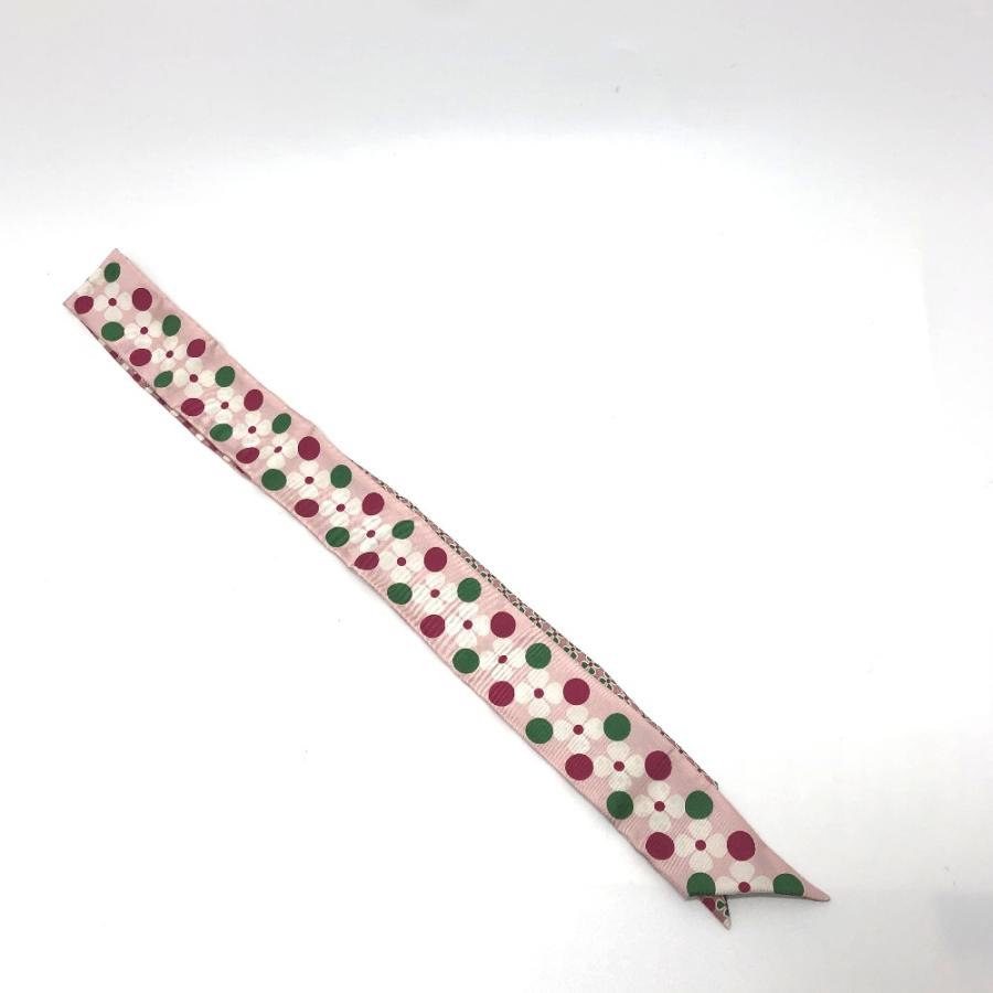 FENDI（フェンディ） ラッピー ツイリー型 スカーフ シルク ピンク